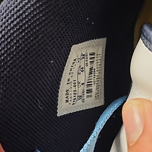 Nike Airforce One Blue Navy Suede High Top Sneakers Size 10 - Picture 6 of 12